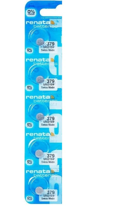Renata watch battery SR521SW 379 1.55v