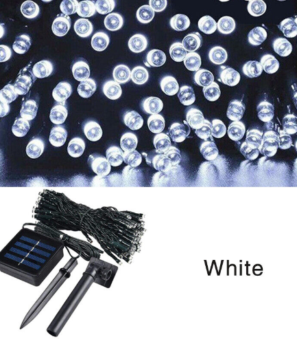 100 LED Solar Outdoor String Waterproof Fairy light Garden Lighting Solar Powered Christmas Decoration