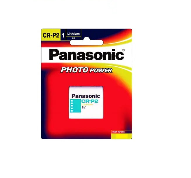 Panasonic CR-P2 Photo Lithium 6V Camera Battery, 1-Pack (CR-P2W/1BE) DL223 223