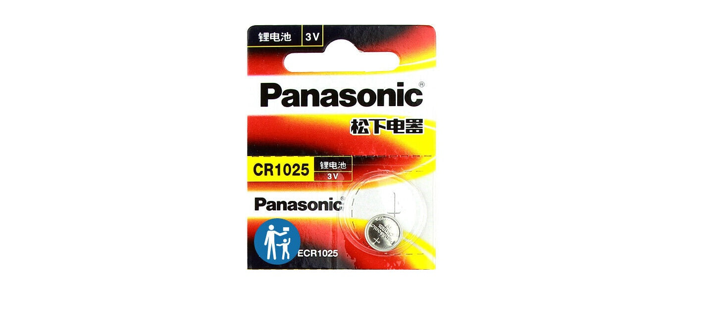 PANASONIC CR1025 3v 30mAh lithium Battery button