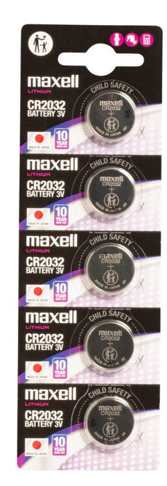 CR2032 3V MAXELL COIN BATTERY pack of 10