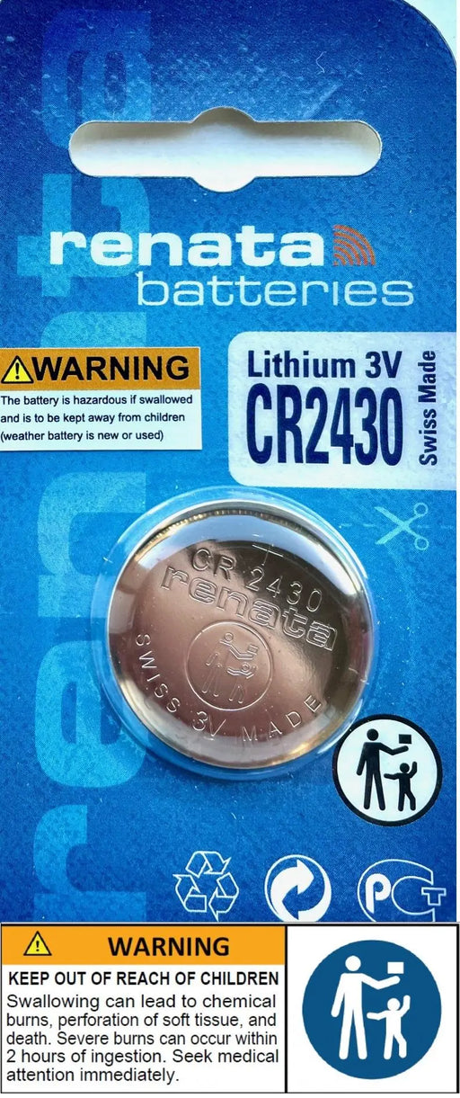 CR2430 RENATA Battery Lithium Cell Button Batteries Individually Pack SWISS MADE 1 pack RENATA
