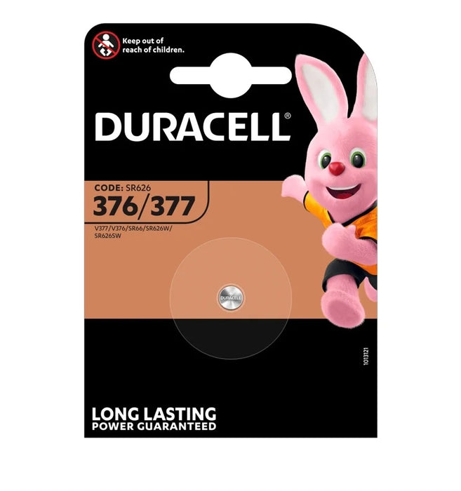 Duracell Speciality 377/376 SR626SW Button Battery 1 pack 1.5V