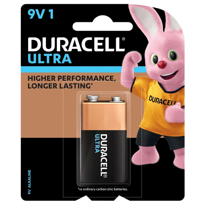 Duracell Ultra 9v High performance longer lasting Alkaline battery 1 Pc Exp 11/25 JUST BATTERIES AUSTRALIA ABN:12 602 069 590