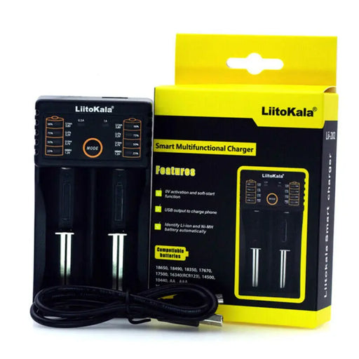 Liitokala Lii-202 Charger for 18650 26650 AA AAA 14500 5V 2A Input Smart Charger LiitoKala