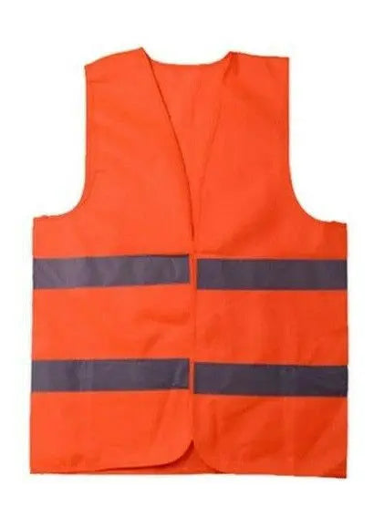 SAFETY VEST LIGHT GREEN / ORANGE SAFETY WORKWEAR HIGH VISIBILITY UNIVERSAL SIZE Unbranded