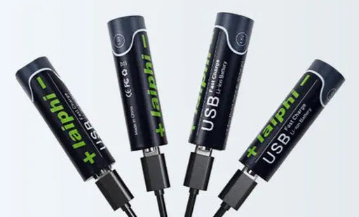 rechargeable aa batteries lithium 4 AA Liaphi 1.5V 2000mAh 3000mWh with Type C Laiphi