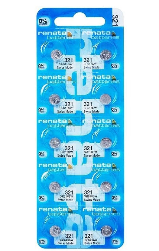 SR616SW | 321 Renata Watch Batteries