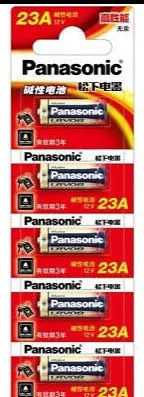 23A 12V Alkaline Battery 12v A23 LRV08L Pack of 5 batteries Panasonic