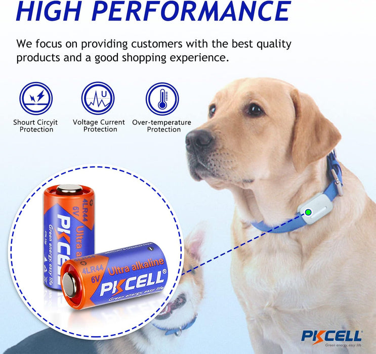 4LR44 GP476A 4A76 PX28A L1325 6V Battery Alkaline for Dog Collar (5pc)
