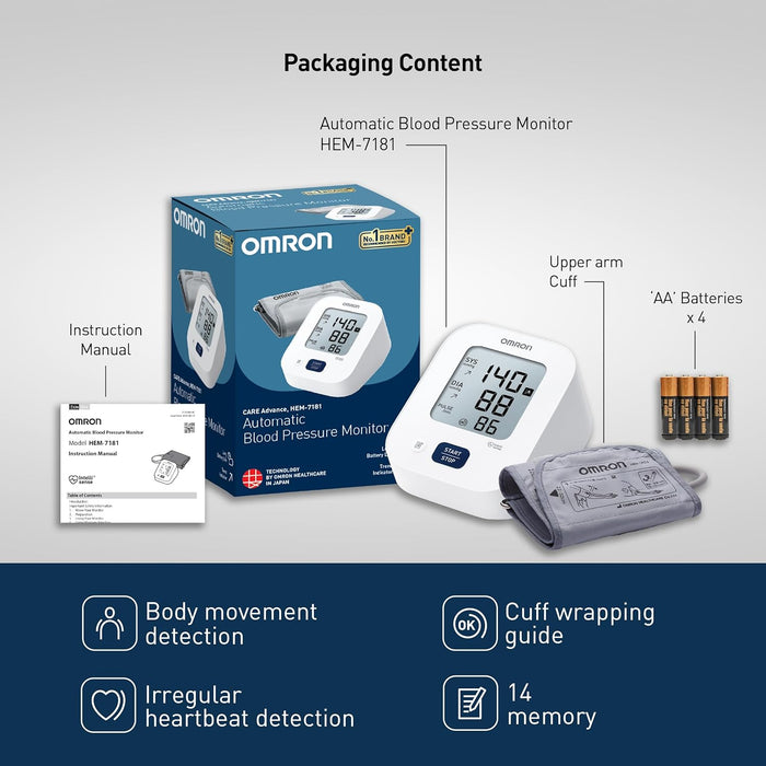 Omron HEM-7181 Automatic Blood Pressure Monitor