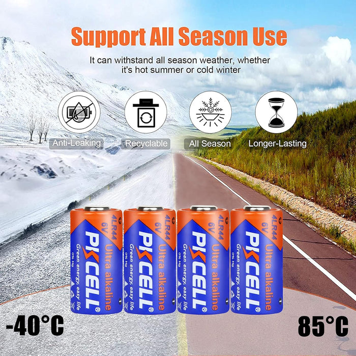 4LR44 GP476A 4A76 PX28A L1325 6V Battery Alkaline for Dog Collar (5pc)