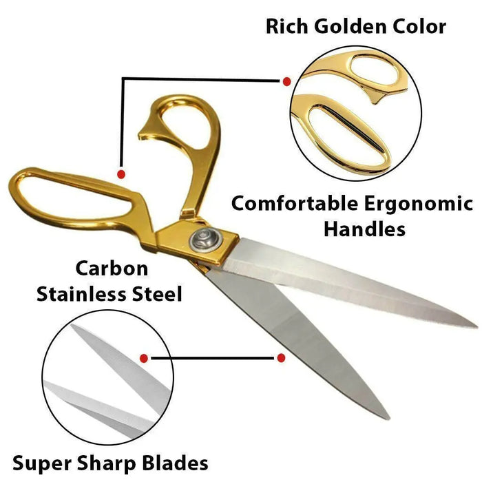9.5" Scissors Tailor Dressmaking Sewing Cutting Trimming Fabric Cutting Shear freeshipping - JUST BATTERIES
