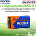 9V Battery 9Volt 6LR61 1604A 6LF22 MN1604 ULTRA Alkaline Battery PKCELL EXP 2029 freeshipping - JUST BATTERIES