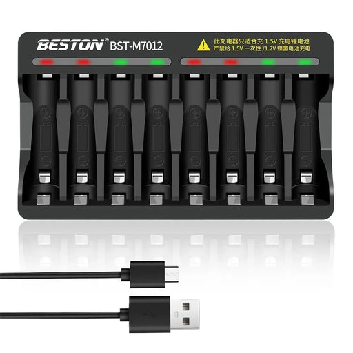 Beston AA / AAA Lithium LI-ION 1.5V Battery Charger M7012 MILBEP Compatible JUGEE COMPATIBLE CHARGER JUST BATTERIES