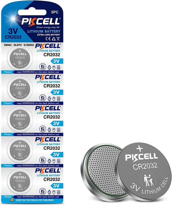 CR2032 CR2025 CR2016 CR2450 CR1616 3V Coin Button Lithium Battery PKCELL PKCELL