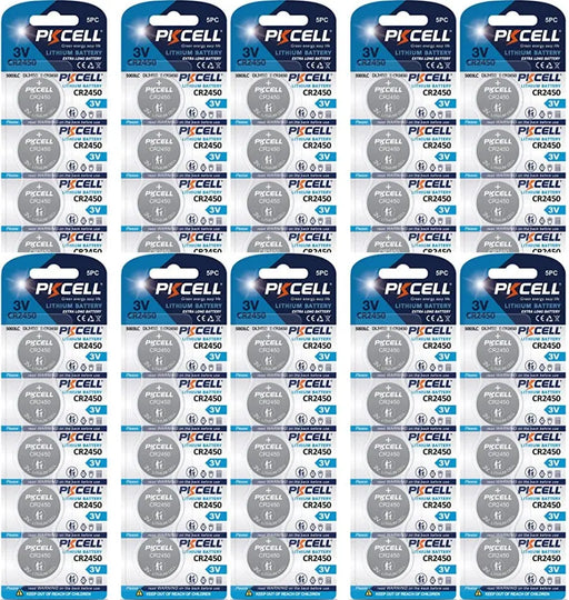 CR2032 CR2025 CR2016 CR2450 CR1616 3V Coin Button Lithium Battery PKCELL PKCELL