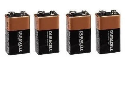 DURACELL 9V Coppertop Battery DURALOCK MN1604 2/4/8 Alkaline Battery EXP 05/27 Duracell
