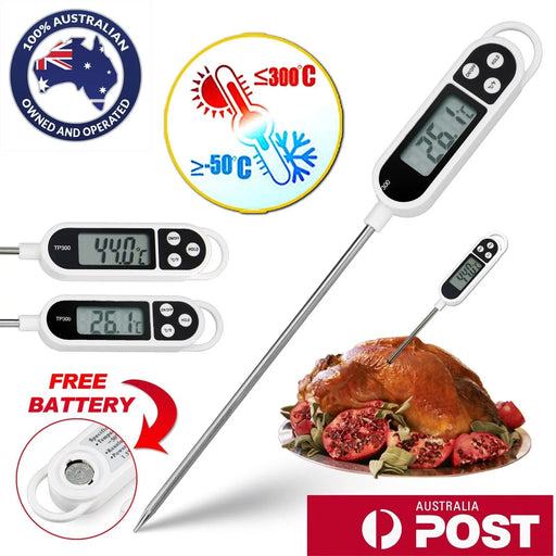 Digital COOKING FOOD MEAT KITCHEN THERMOMETER MEAT PROBE TEMPERATURE Foldable Unbranded