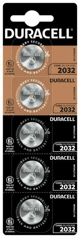 Duracell CR2032 DL2032 ECR 2032 Lithium Batteries — JUST BATTERIES