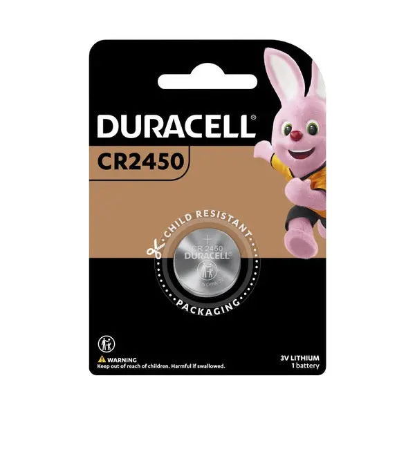 Duracell CR2450 3V coin battery 1 battery Duracell