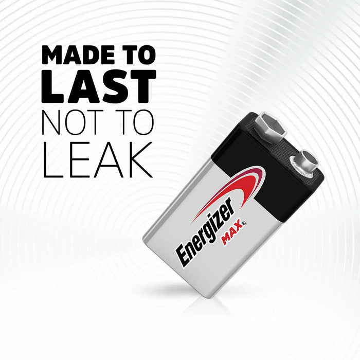 Energizer MAX Long Lasting Power Alkaline Battery 9V 6LF22 Exp 12/2025 Bulk Pk freeshipping - JUST BATTERIES