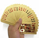 GOLD Plated POKER Playing CARDS Waterproof PVC Plastic Casino Game 54 Deck Unbranded
