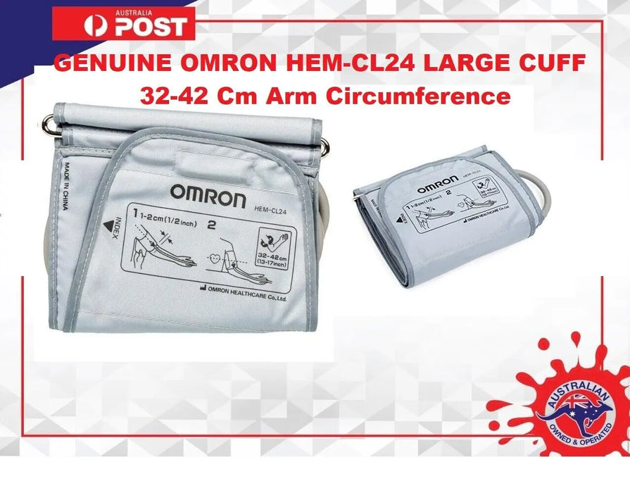 Genuine Omron Blood Pressure Monitor Upper Arm Large Cuff 32-42 cm CL24 CUFF NEW Omron