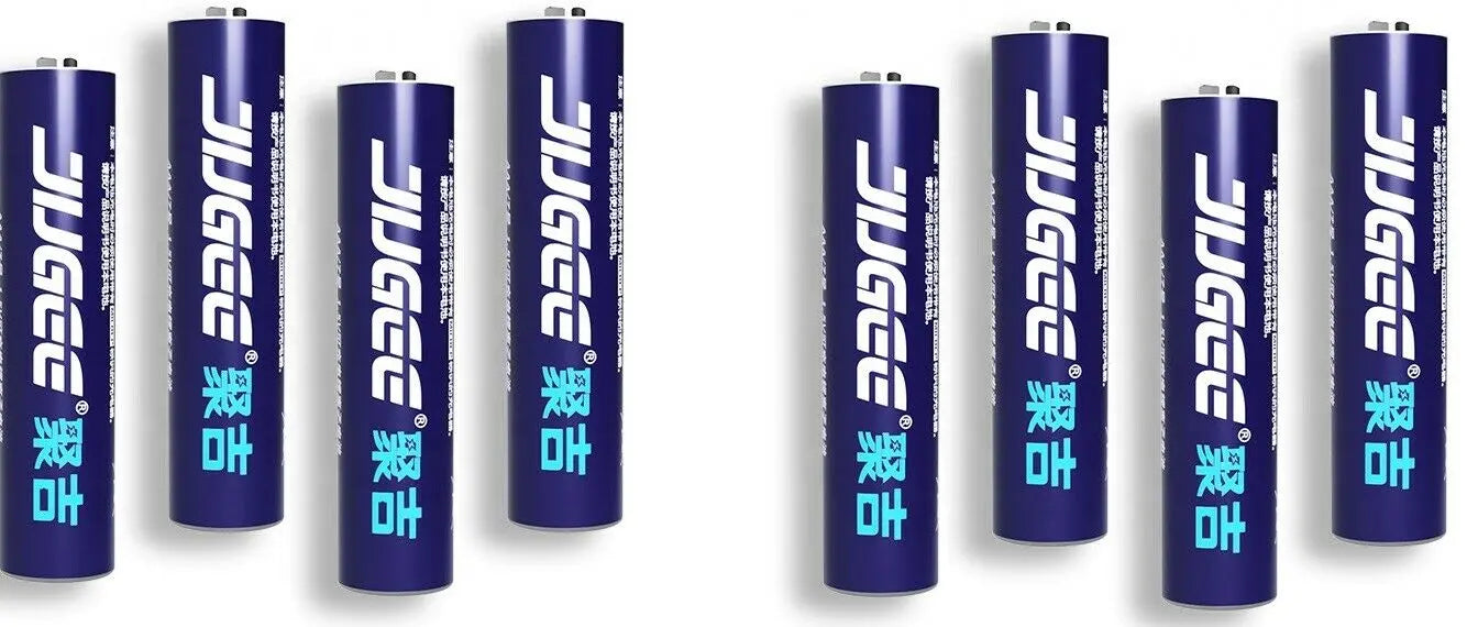 Jugee 1.5v 3000mWh AA AAA rechargeable Li-polymer lithium batteries and charger freeshipping - JUST BATTERIES