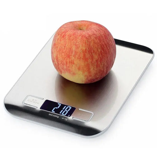 Kitchen Scale Weight 5kg 1g Cooking Food Electronic Digital LCD Stainless Scale JUST BATTERIES