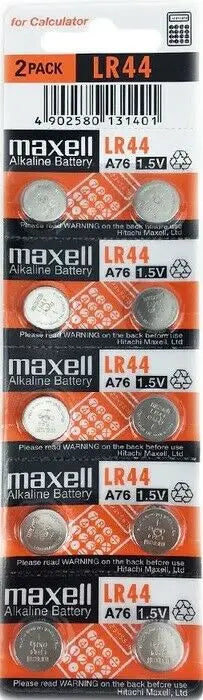 MAXELL AG13 LR44 AG3 LR41 AG10 1130  Alkaline 1.55v 0% Mercury Coin Battery New freeshipping - JUST BATTERIES