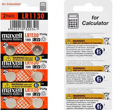 MAXELL AG13 LR44 AG3 LR41 AG10 1130 Maxell