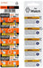 MAXELL AG13 LR44 AG3 LR41 AG10 1130 Maxell