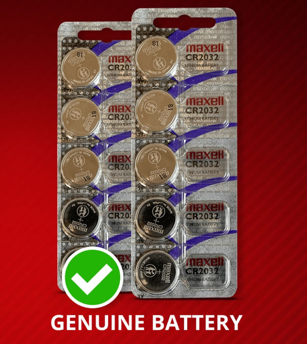 CR2032 3V MAXELL COIN BATTERY MADE IN JAPAN pack of 10 batteries