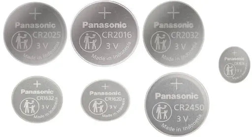 CR2032 Panasonic CR2032 3V Coin Cell Batteries (Silver) - Coast & Middle  East Electrical Devices