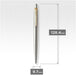 PARKER JOTTER STAINLESS STEEL GT BALL PEN GOLD PLATED TRIM Ballpoint PARKER NEW Parker