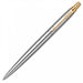 PARKER JOTTER STAINLESS STEEL GT BALL PEN GOLD PLATED TRIM Ballpoint PARKER NEW Parker