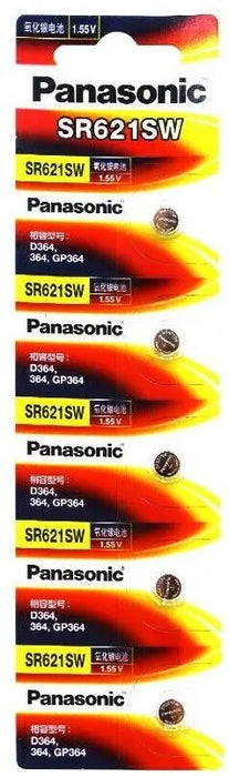 Panasonic SR521SW 379 SR920SW 371 1.55v SR621SW 364 Silver Oxide Battery Watch freeshipping - JUST BATTERIES