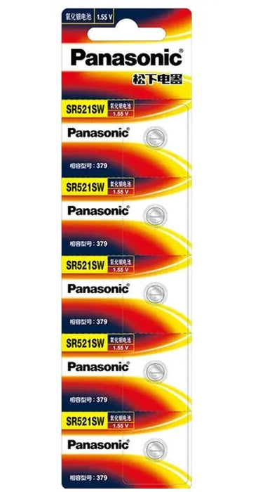 Panasonic SR521SW 379 Silver Oxide Battery Watch Panasonic
