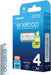 Panasonic eneloop Ready-to-Use Ni-MH Battery AA 4 Pack 2000mAh (BK-3MCCE/4BA) Panasonic