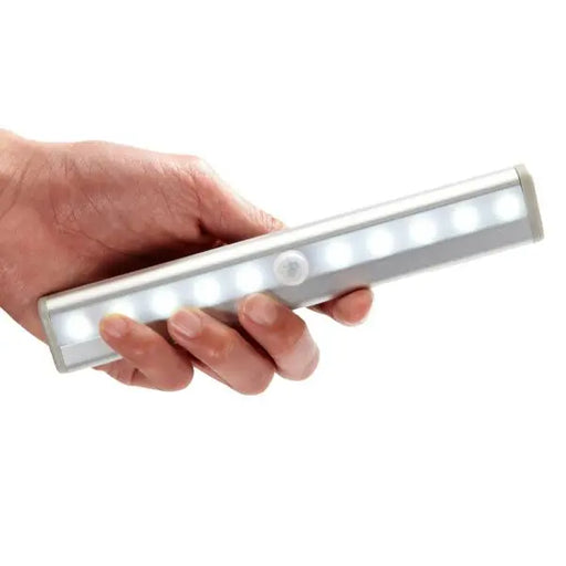 Rechargeable Motion Sensor 10 LED PIR Light Cordless Night Light Closet Stair Unbranded