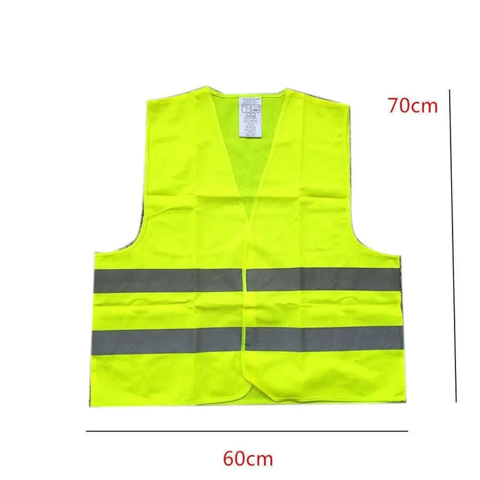 SAFETY VEST  LIGHT GREEN / ORANGE SAFETY WORKWEAR HIGH VISIBILITY UNIVERSAL SIZE Unbranded