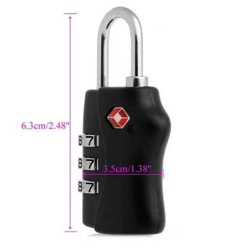 TSA Approved Combination Padlock Lock Luggage Suitcase Security Code Bag LOCK JASIT LOCK
