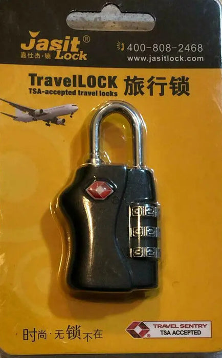 TSA Approved Combination Padlock Lock Luggage Suitcase Security Code Bag LOCK JASIT LOCK