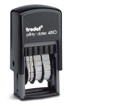 Trodat date stamp 4810 Self inking stamp Black Printy Dater 3.8mm Long date TRODAT