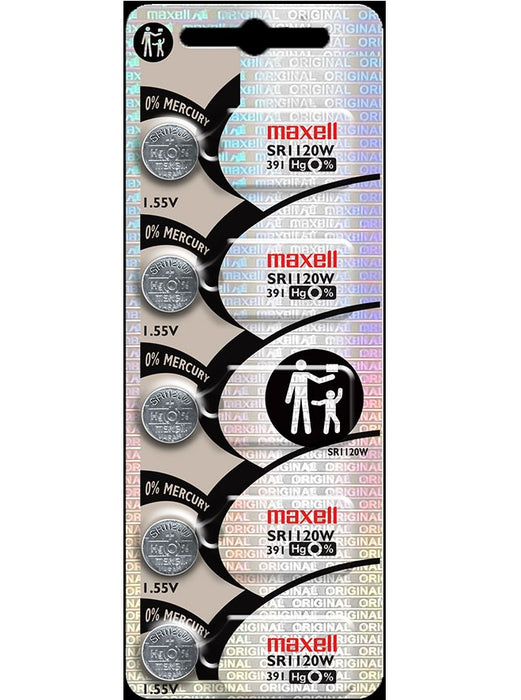 Maxell Silver Oxide Watch Battery SR1120W 391