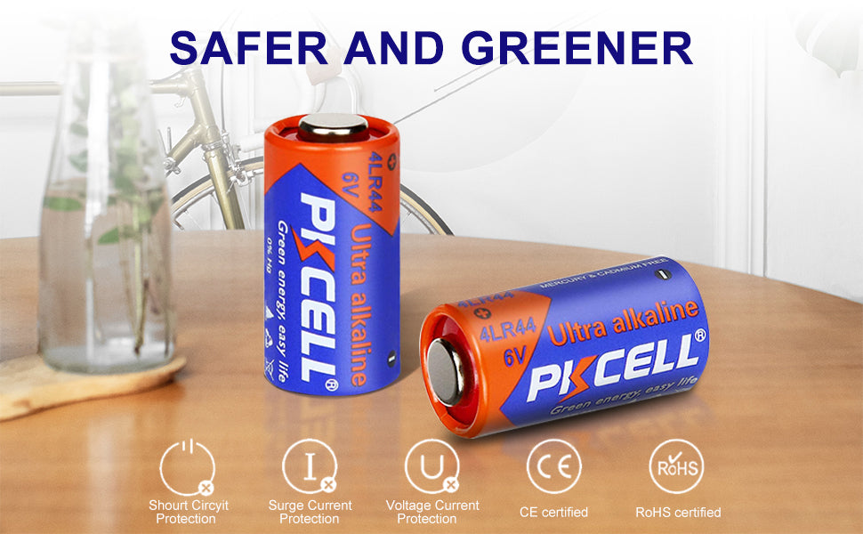 4LR44 GP476A 4A76 PX28A L1325 6V Battery Alkaline for Dog Collar (5pc)