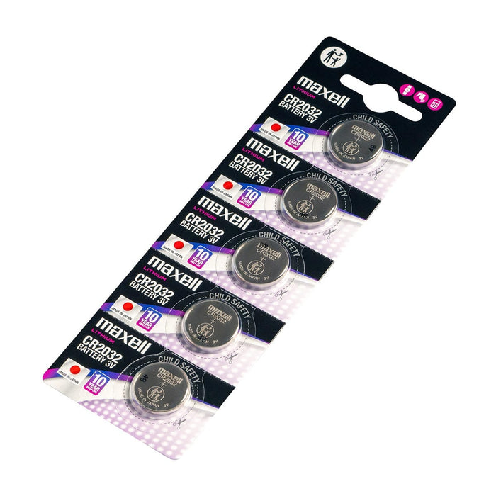 CR2032 3V MAXELL COIN BATTERY MADE IN JAPAN Child Resistant packaging