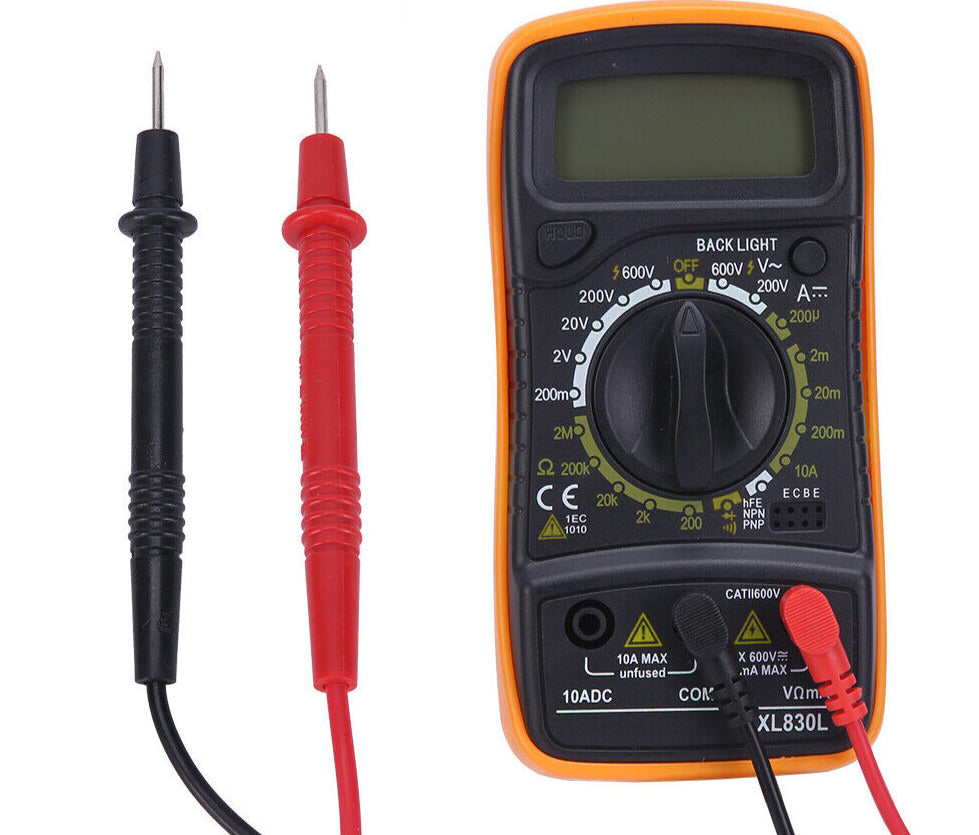 Ohmmeter AC DC Voltmeter & LCD Digital Multimeter XL830 — JUST ...