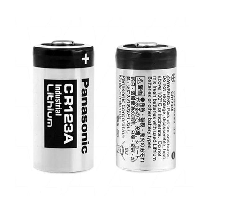 Panasonic CR123A 3V Lithium Replaces CR123A, CR123AS, DL123A, EL123A, K123L